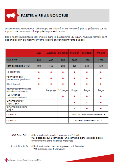 RDVI - Dossier de partenariat